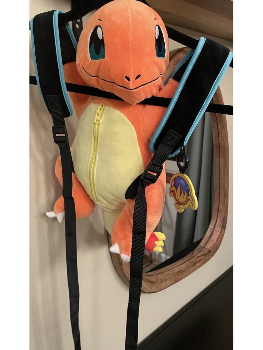 Pokemon Official Charmander Backpack Stuffed Plush Doll Bag